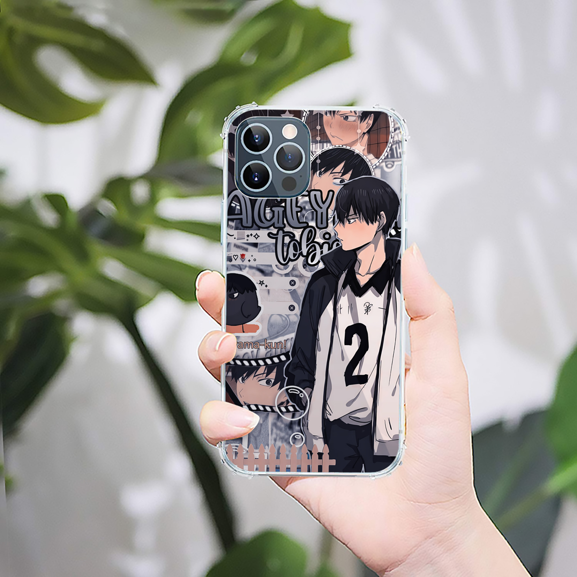 （画像用） ハイキュー!! Haikyu!! 【iPhone 12シリーズ対応】透明スマホケース（クリアソフトケース）